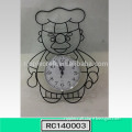 New Style Metal Wire Clock Home Decoration